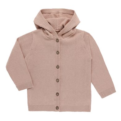 Image of kindsgard Cardigan con cappuccio strikka, rosa059