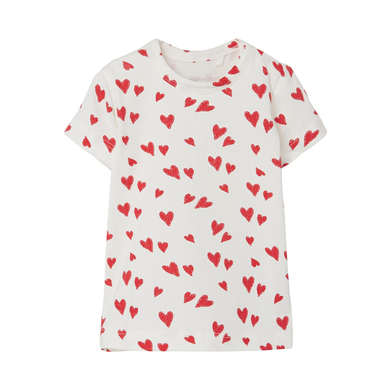 name it T-shirt Nbfjoy White Alyssum Heart