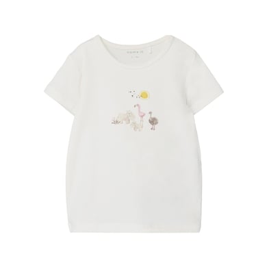 name it T-shirt Nbfjutta White Alyssum
