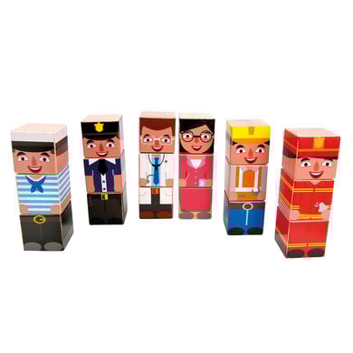 Bino Cubo rotante, professioni