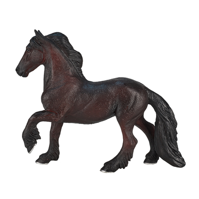 Mojo Figurine jument Frisonne brune Horses