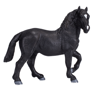 Mojo Figurine cheval Percheron noir Horses