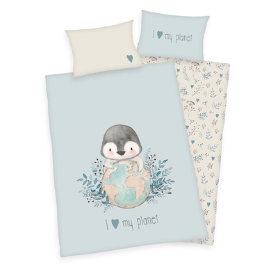 Image of babybest® Biancheria da letto Pinguino 100 x 135 cm