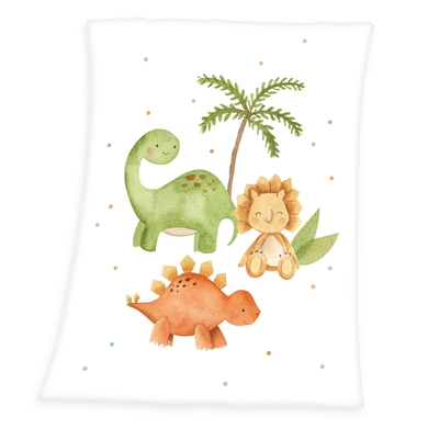 Levně babybest® Chlupatá deka z mikrovlákna Dinos 70 x 100 cm