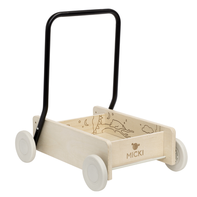 Micki Chariot de marche en bois Premium