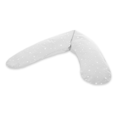 Theraline Dodo Coussin d'allaitement housse étoiles gris