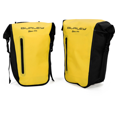 BURLEY Sac bagages pour remorque vélo à bagages COHO jaune lot de 2