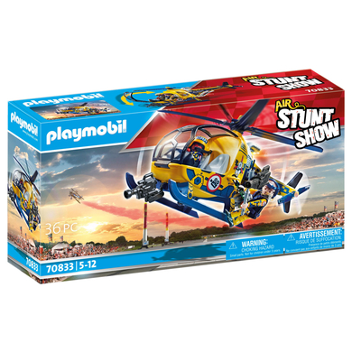 Playmobil Figurine hélicoptère équipe de tournage Air Stuntshow 70833