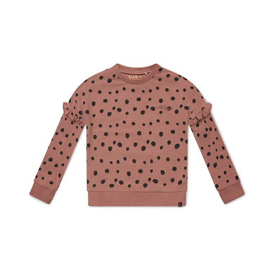 Koko Noko Sweatshirt Nova dusty rose à pois