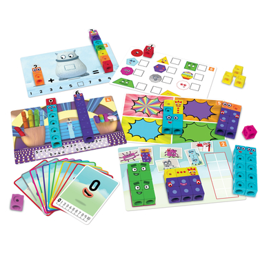 Image of Learning Resources ® Mathlink® Cubi Numero blocks 1-10 Activity Set di cubi059