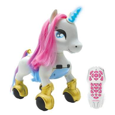 Image of LEXIBOOK Power Unicorno, il mio magico e intelligente unicorno robot con telecomando e batteria ricaricabile