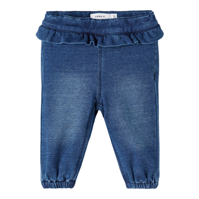 name it Pantalon sweat Nbfbibi Dark Blue Denim