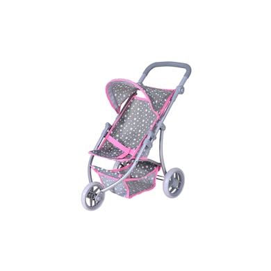 knorr® toys doll buggy Jogger Lio – Stjernegrå