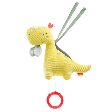fehn® Peluche musicale mini dinosaure