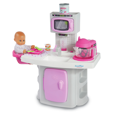 Image of ecoiffier Cucina giocattolo, grigio/rosa