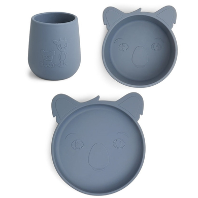 nuuroo Kit vaisselle enfant Judi koala silicone Bering Sea 3 pièces