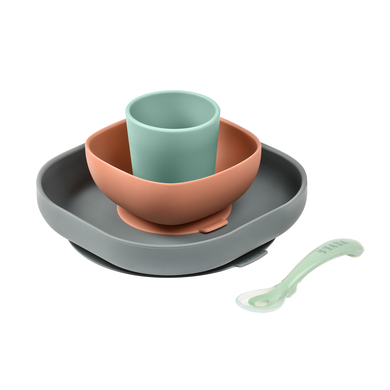 Image of BEABA® Set pappa in silicone - Mineral, 4 pezzi059