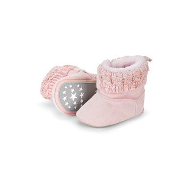 Sterntaler Bottes bébé en tricot rose