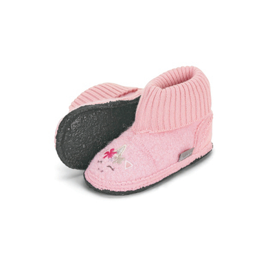 Image of Sterntaler Pantofole Faccia di unicorno rosa