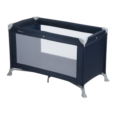 Bebeconfort Soft Dreams Lettino per bambini 0-3 Anni (0-15 kg), Culla da Campeggio con Materasso incluso in fibra di legno e schiuma (60x120 cm), Pieghevole, Borsa da trasporto, Navy Blue-image