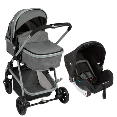 Bébé Confort Poussette trio combinée 3en1 Hello Trio Black Chic