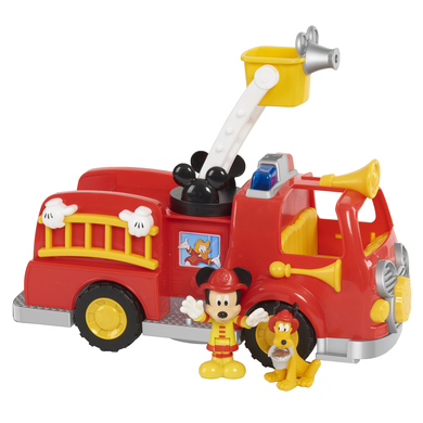 Disney Figurine camion de pompier Mickey Mouse