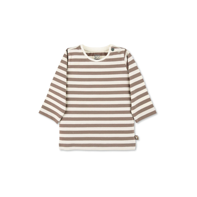 Sterntaler T-shirt à manches longues rayé marron