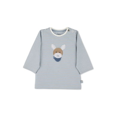 Sterntaler T-shirt à manches longues rayé bleu clair