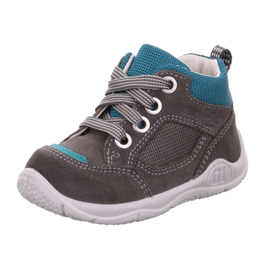 superfit Chaussures basses enfant Universe gris/vert, largeur moyenne