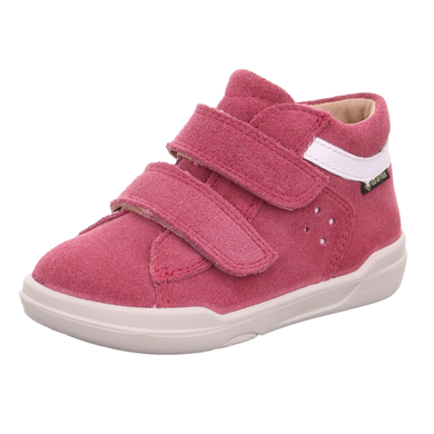 superfit Chaussures basses enfant scratch Superfree rose/blanc largeur moyenne