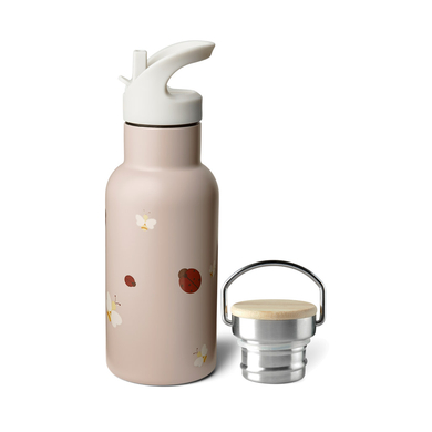 nuuroo Gourde enfant Bertil inox 350 ml, abeille fleur