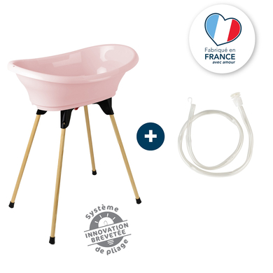 Thermobaby® Set de bain enfant Vasco, rose poudré