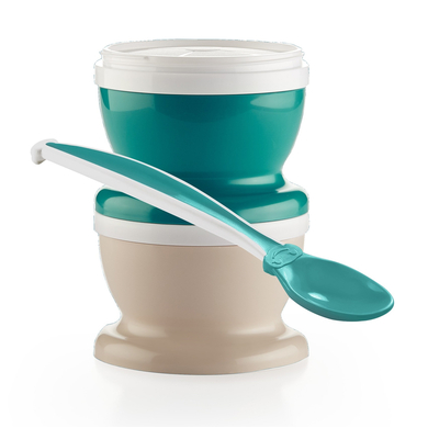 Thermobaby® Pots de conservation repas 1 cuillère PP, émeraude lot de 2