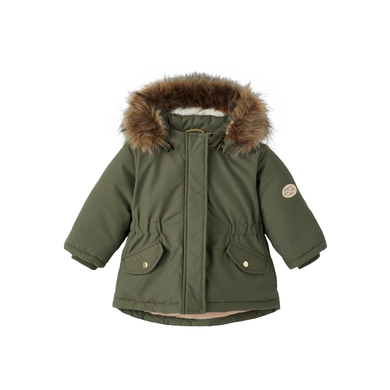 name it Parka enfant Nmfmace olive nuit