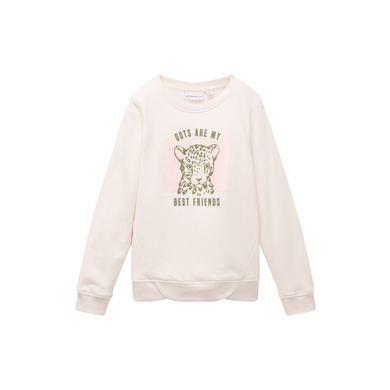 TOM TAILOR Felpa Leopard Cotton Rosa confetto
