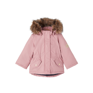 name it Parka enfant Nmfmace rose nostalgique