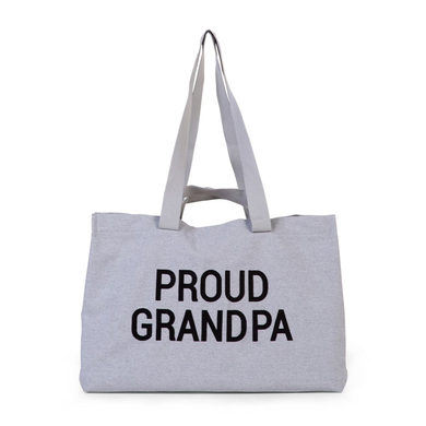 CHILDHOME Sac à langer Grandpa Bag toile gris