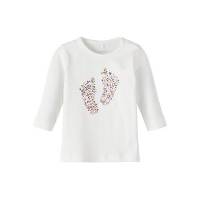 name it T-shirt à manches longues Nbflenette White Alyssum