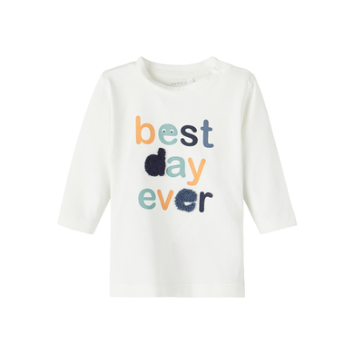 name it T-shirt à manches longues Nbmlamin White Alyssum