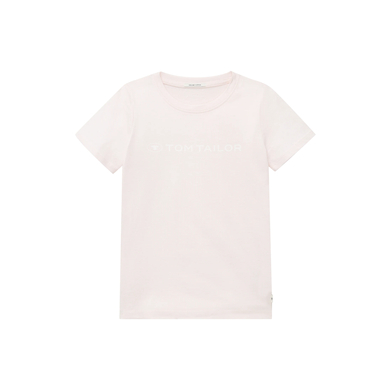 TOM TAILOR T-Shirt Logo Print Candy Cotton Rosa