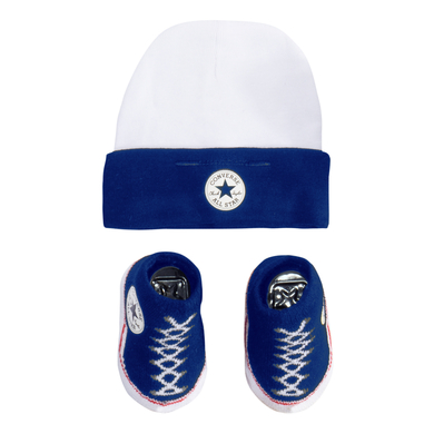 Converse Set bonnet et bottes bleu