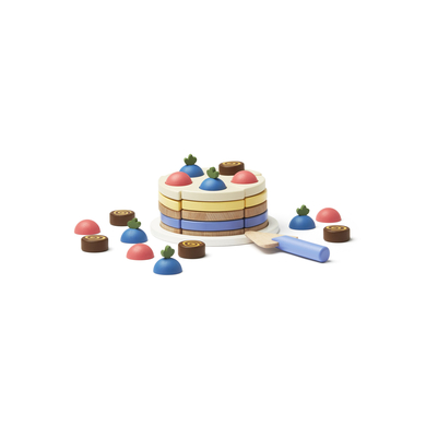 Kids Concept® Figurine gâteau à découper couches bois