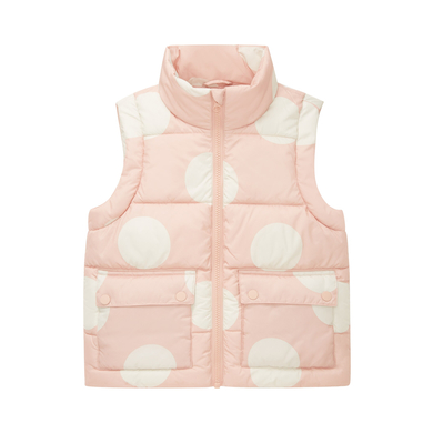 TOM TAILOR Gilet Big Off white Dots
