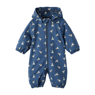name it Combinaison enfant softshell Nbmalfa bleu marine minuit