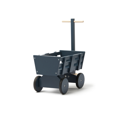 Kids Concept® Chariot de transport enfant à main Carl Larsson bois bleu