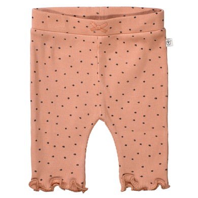 Staccato Leggings peach à motifs