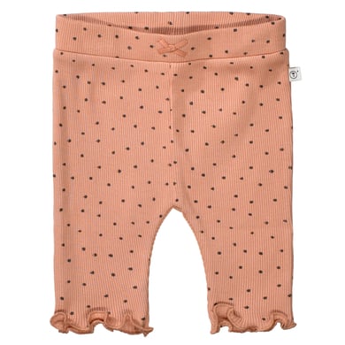 Staccato Leggings peach à motifs