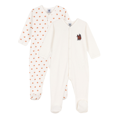 Petit Bateau Pyjama dors-bien bébé étoile coton lot de 2 74 (9 mois)