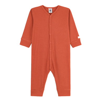 Petit Bateau Pyjama dors-bien bébé sans pied coton lyocel rose brandy 80 (12 mois)