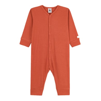 Petit Bateau Pyjama dors-bien bébé sans pied coton lyocel rose brandy